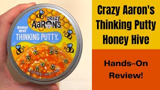 Crazy Aarons Thinking Putty Honey Hive - Novelty Putty Filled With Lots Of Bumble Bee Pieces