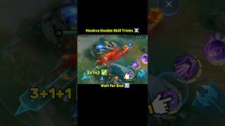 Moskva Double Skill Tricks Tutorial ☠️ #mlbb #shorts #moskov #tutorial #mobilelegends