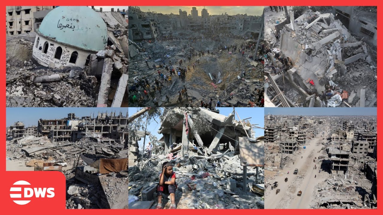 Gaza in Ruins, Drone Footage Shows Widespread Destruction After Two ...