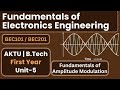 Fundamentals of Amplitude Modulation