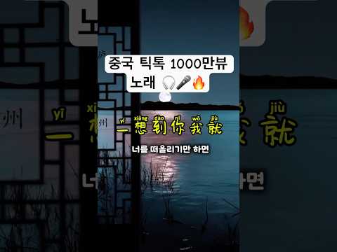 [중국노래] 중국 유명 틱톡노래🎧#chinesesong #중국노래추천 #망종#芒种 #중국노래 #shorts