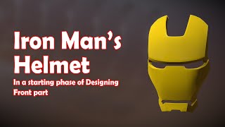 Iron Man Helmet 3D Model | Time laps | Tinker CAD Tutorial | Should i continue making?