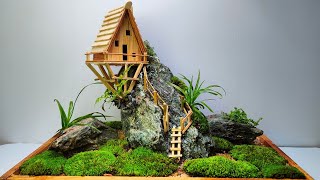 Guide to building a house on a cliff (#diy #craft)