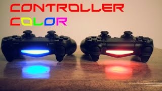 to change dualshock 4 color - How To Change The Light Bar Colour On The Ps4 - YouTube