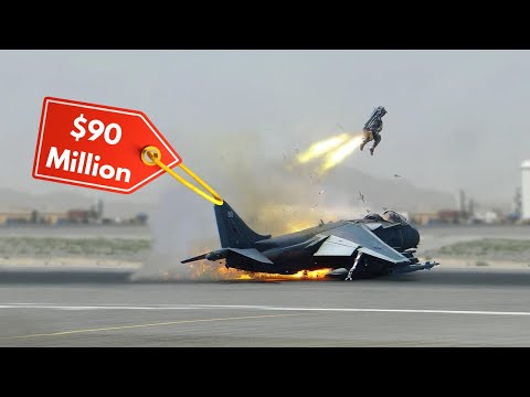 RAW VIDEO: Pilot Successfully Eject, F-35 crashes During test flight