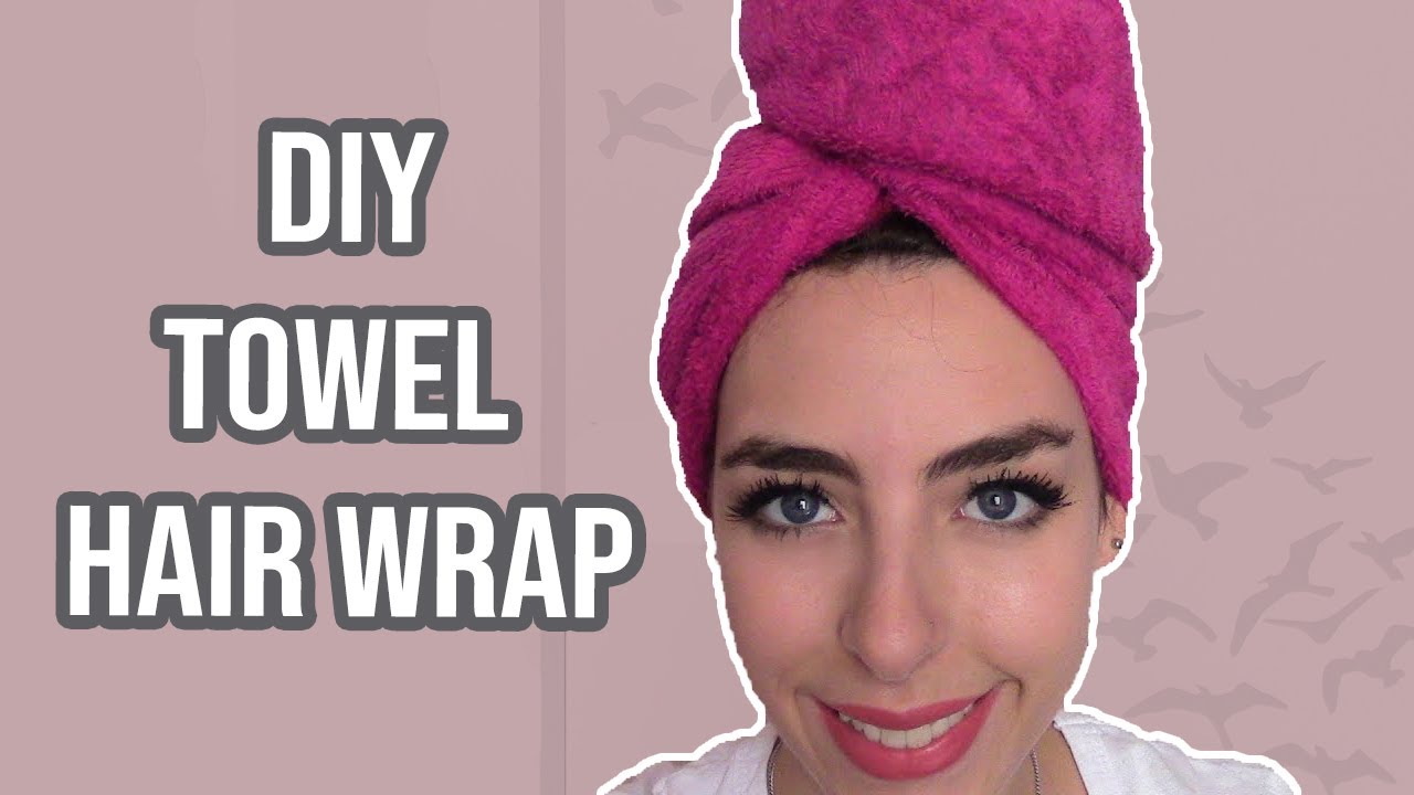 DIY Hair Towel Wrap | Easy sew project - YouTube