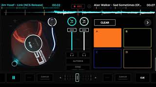 Alan walker & corsak - sad sometimes feat.huang xiaoyoun and Jim Yosef link remix (edjing mix) screenshot 4