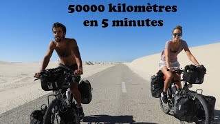 La route de la joie - Un tour du monde à vélo de 50000 kilomètres résumé en 5 minutes.