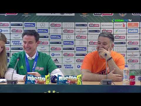 Basket League Post - Game Press Conference | Panathinaikos BC OPAP Athens vs Promitheas BC | Game 3