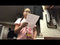 Briana Feliciano reads a letter to her Pen pal Sarah on Friday