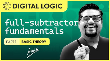 Full Subtractor|  Part 1| Combinational Circuits |Digital Electronics | GATE 2023