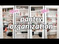 PANTRY ORGANIZATION || PANTRY MAKEOVER 2020 || CLEAN & ORGANIZE WITH ME || EXTREME CLEAN #WITHME ||