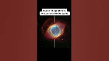 NASA hubble space telescope image of helix Nebula converted to sound  #nasa #nasaupdates #space