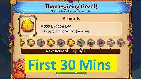 Merge Dragons Thanksgiving Event Part 2 - First 30 Mins Gameplay