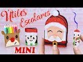 ⛄🎅🏼 DIY: MINI ÚTILES ESCOLARES de NAVIDAD que ¡¡SÍ FUNCIONAN!! 🦌🐧