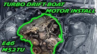 Refreshed motor for the Drift Boat gets finished and dropped back in place