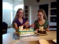 Discussing who has a bigger cake