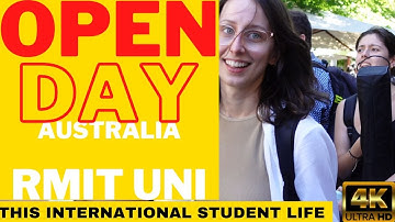 ⁴ᴷ Open Day RMIT University | courses entry pathways accommodation support services Aug 2022