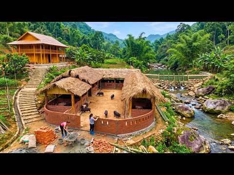 TIMELAPSE : Building A Giant Pig Pen For A Forest Farm To Raise Thousands Of Wild Boars