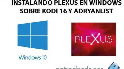 Tutorial Instar addon Plexus en Kodi 16 en Windows