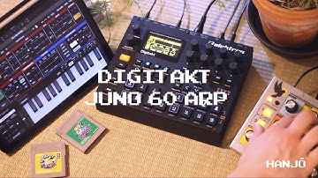 Digitakt with TAL U NO LX iOS. JUNO 60 arp #elektron #digitakt #moogsirin #sythwave #dawless