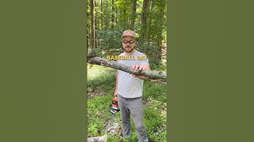 Making A HOMEMADE Baseball Bat ⚾️