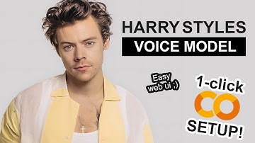 Harry Styles AI Voice Model - RVC 1-CLICK Google Colab Setup