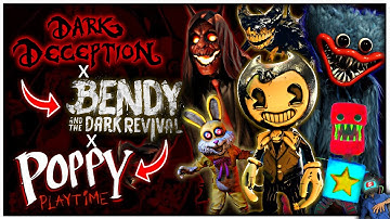 Dark Deception x Bendy x Poppy Playtime Crossover Update!