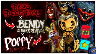 Dark Deception x Bendy x Poppy Playtime Crossover Update!