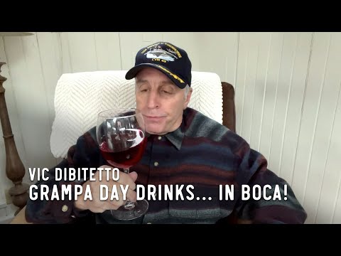 Grampa day drinks… in Boca!