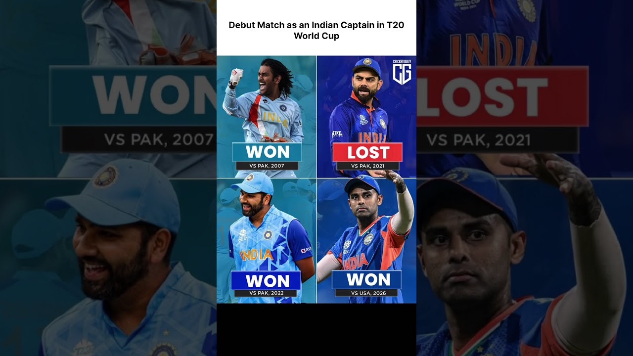 Debut Match as an Indian Captain in T20 World Cup 🇮🇳 
