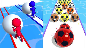 Snow Race 3D Vs Marbel Run 3D 🍎🍎🍎Walkthrough Android IOS Gameplay MAX UPDATE