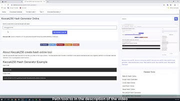 Keccak256 Hash Generator Online