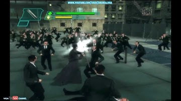 The Matrix Path Of Neo Xbox Gameplay Neo Vs Lots Of Agent Smiths