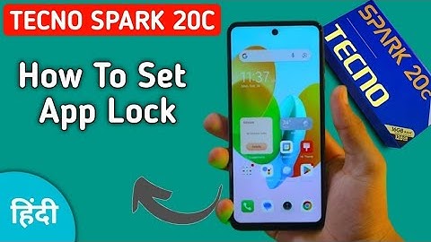 Tecno Spark 20c app lock kaise lagaye, how to set app lock in tecno, whatsapp lock kaise kare, app u