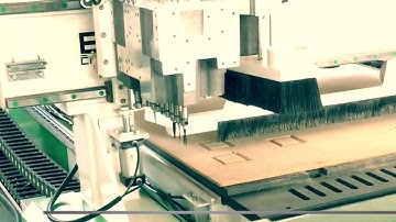 China cnc router ,loading and unloading system , Panel production line