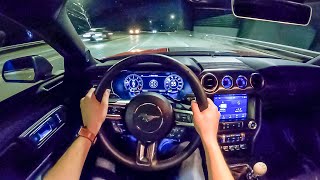 2022 Ford Mustang Mach 1 (6MT)  POV Night Drive (Binaural Audio)