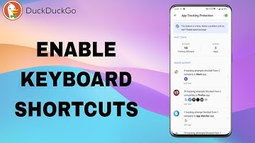 How To Turn On And Enable Keyboard Shortcuts On DuckDuckGo App