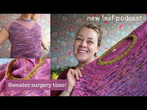 Sweater Surgery: Remaking my As If Tee