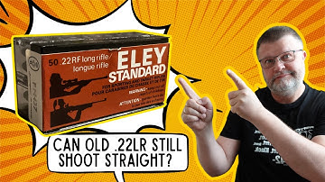 Can Old .22LR Still Shoot Straight? Eley Standard Accuracy Test! 🇬🇧