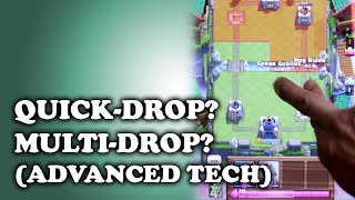 Clash Royale | How to Quick Drop - Advanced Technique