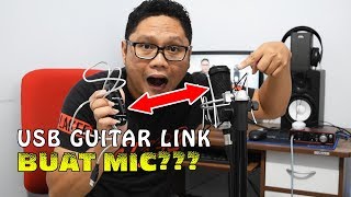 COLOK MIC KE USB GUITAR LINK? Emangnya BISA??? Soundcard Murah Untuk Recording Pemula Di Rumah