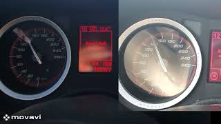 Comparing original K03 vs K04 (giulietta qv) turbo on 159 tbi (no remap)