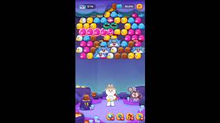 LINE バブル2 STAGE 1574 黄金コニー アイテムあり ×1.5 Golden Cony LINE BUBBLE 2