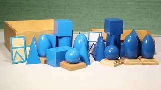 Alison's Montessori: S46: Geometric Solids &  PS15: Geometric Solids (Premium Quality)