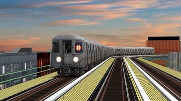 OpenBVE RP Multiplayer: NYC Subway R68 D Express To Coney Island Stillwell Ave
