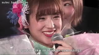 [SUB INDO] Surat Ota Aika dan Tanabe Miku Untuk Haruka JKT48 di AKB48 theater
