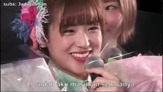 [SUB INDO] Surat Ota Aika dan Tanabe Miku Untuk Haruka JKT48 di AKB48 theater