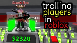 trolling players in roblox ultra power tycoon