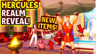 Developers Update Review in DISNEY Dreamlight Valley. Hercules Realm and NEW ITEMS Reveal!